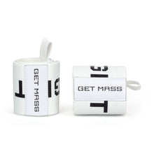 Load image into Gallery viewer, GET MASS Wrist Straps - White