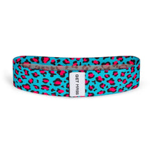Load image into Gallery viewer, Resistance Band - Blue Leopard Print