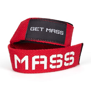 GET MASS Lifting Straps - Red