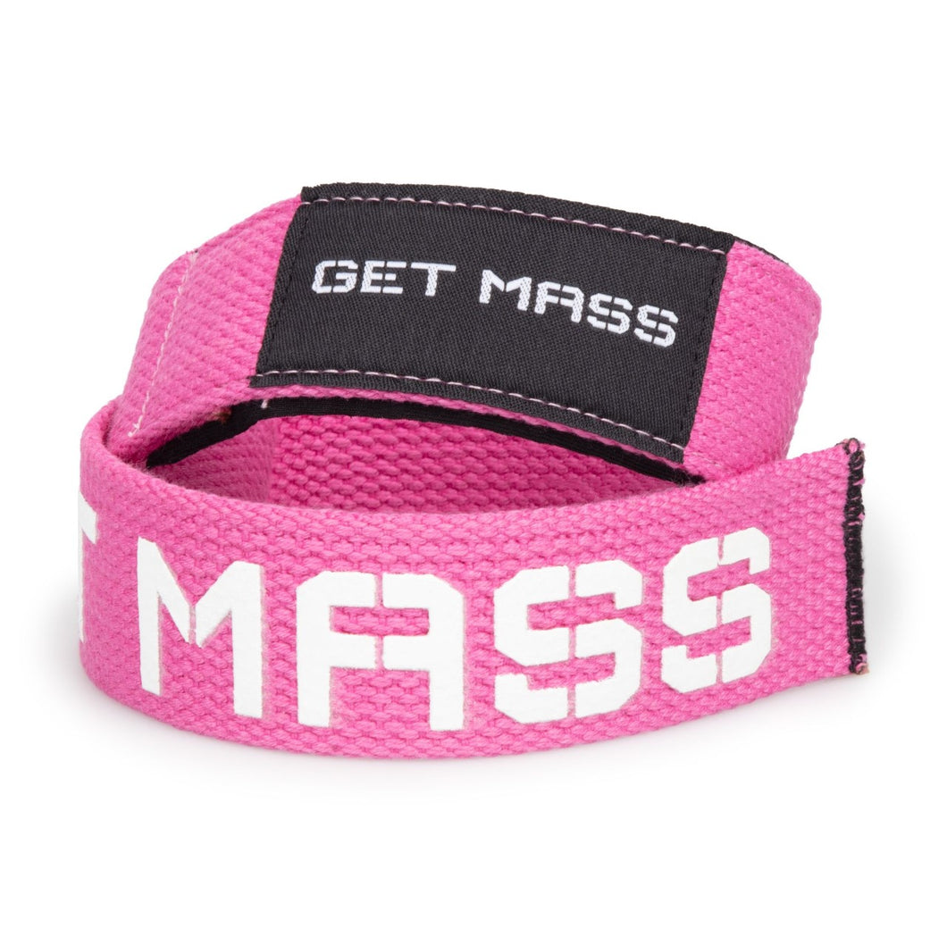 GET MASS - Lifting Straps - Pink